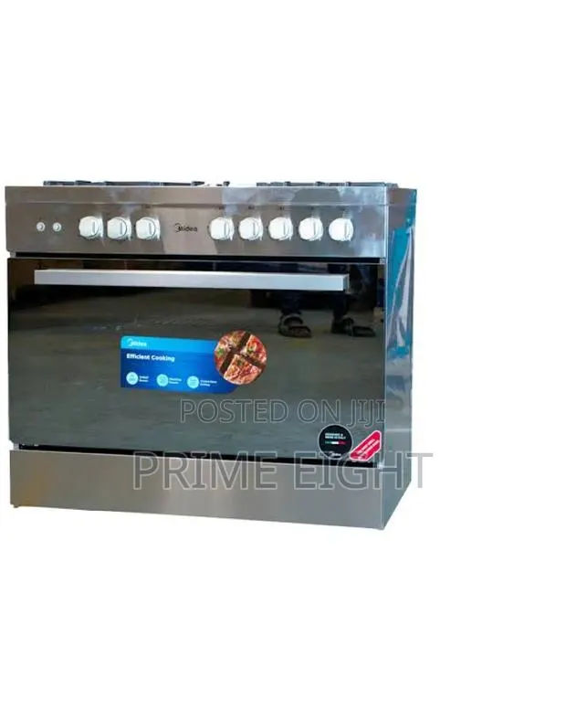Midea 5 Burner 90 × 60 Cm (LMG90030) Gas Cooker With Oven and Grill · Photo 1
