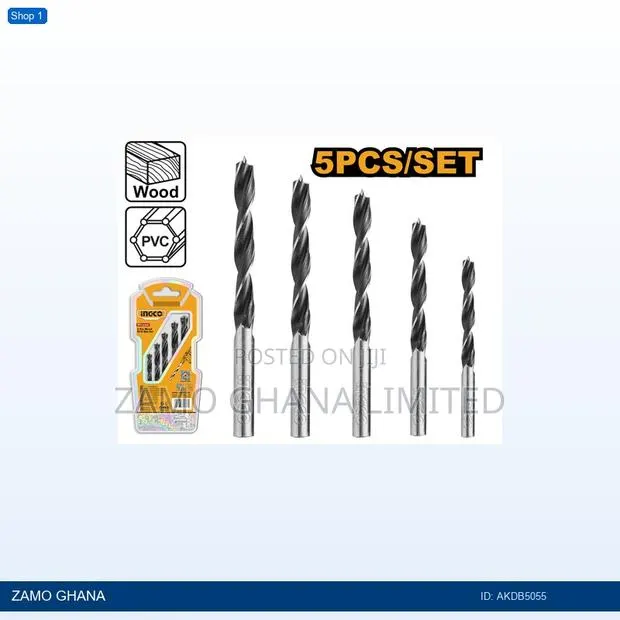 5 PCS Wood Drill Bits - Akdb5055 · Photo 1