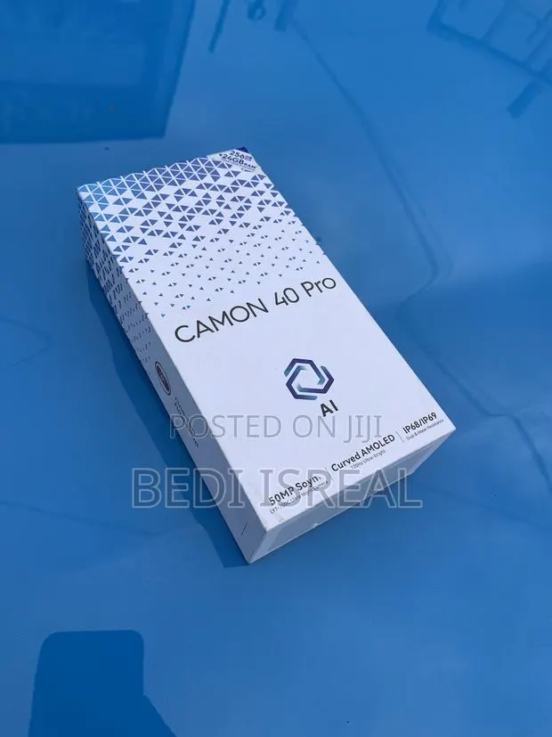 New Tecno Camon 40 Pro 4G 256 GB Black · Photo 1