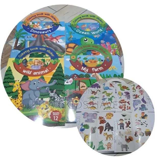 Kids Colouring Book With Stickers 1 to 3 Years ( Price for 1) · Photo 1