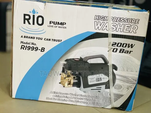 Rio Electric Water Jet Pump 1200W / 70 Bar – Brand New-1.61 Horsepower · Photo 1