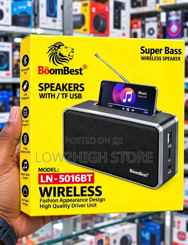 BoomBest LN-5016BT 40W Bluetooth Speaker - Low2High · Photo 1