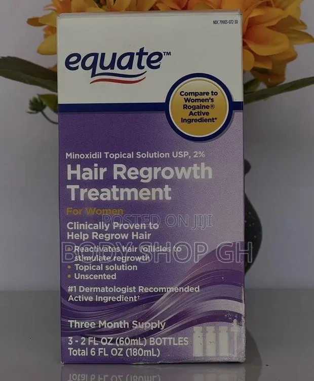Equate Minoxidil Hair Regrowth Treatment for Women / Rogaine Minoxidil · Photo 1