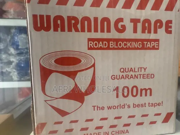 Adhesive Caution Warning Road Blocking Tape · Photo 1
