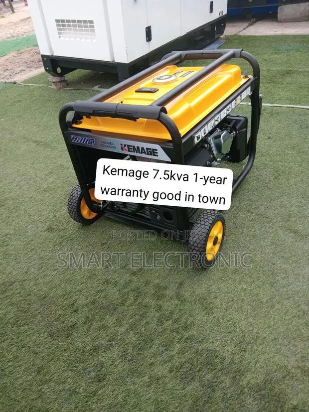 7.5KVA 8500W Genset Quality Electricity Backup for Fridges, TVs, ACs · Photo 1