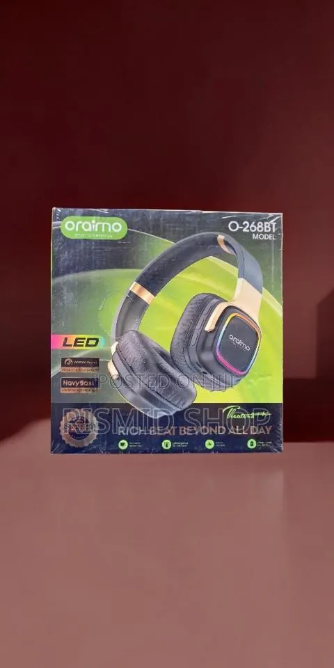 Oraimo O-268bt Classic Immersive Sound Led Headphones · Photo 1