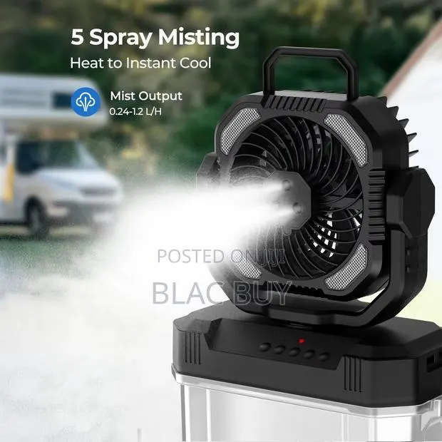 20000mAh Rechargeable Mist Fan · Photo 1