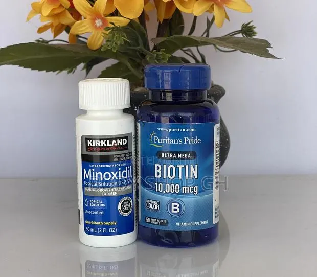 Kirkland + Biotin Combo Pack for Beard,Hairline and Baldness · Photo 1