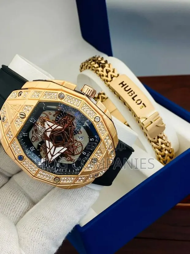 Fashionable Watch and Bracelets Gift Set Package Box · Photo 1
