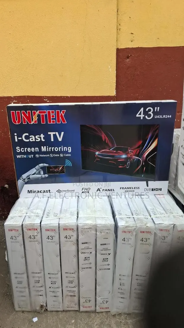 Unitek 43-Inch Digital I-Cast Frameless Tv · Photo 1