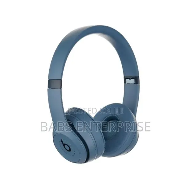 Beats Solo 4 on-Ear Wireless Headphones – Slate Blue · Photo 1