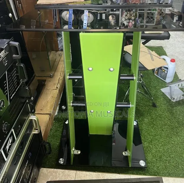 Glass Acrylic Pulpit With A Green Central Panel. · Photo 1