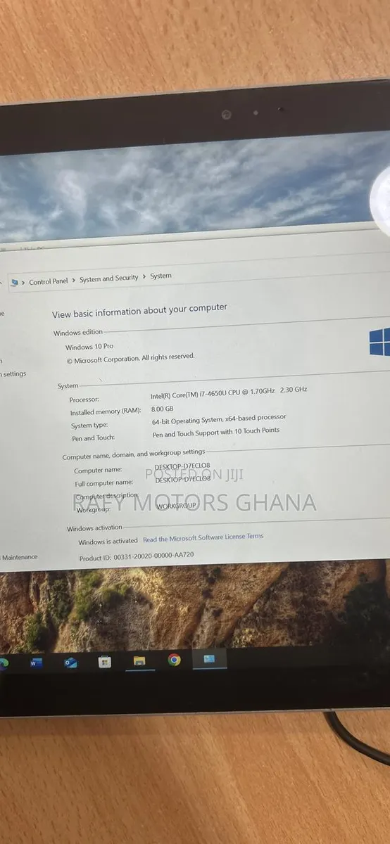 Laptop Microsoft Surface Pro 3 8GB Intel Core i7 SSD 256GB · Photo 1