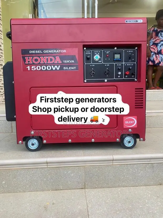 Brand New Silent Honda Diesel Engine Power Generator Plant · Photo 1