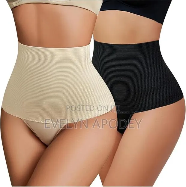Women Seamless Tummy Control Thong Panties, Women Waist Cincher Pant · Photo 1