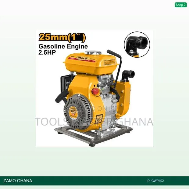 Gasoline Water Pump - Gwp102 · Photo 1