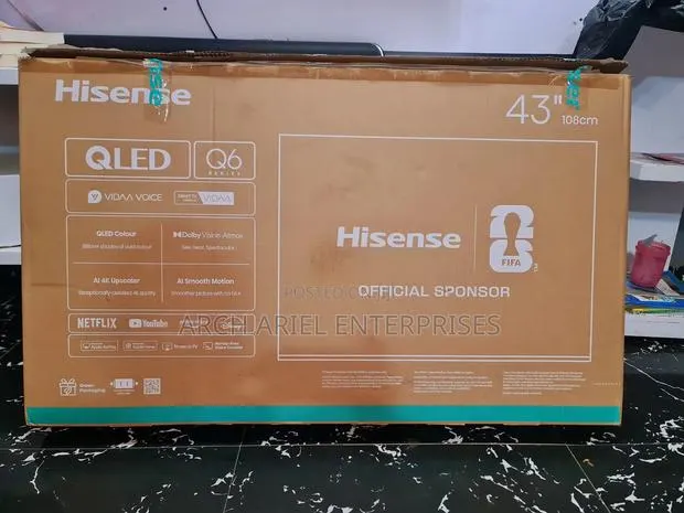 Brand New 43 Inches Hisense Qled Smart Television · Photo 1
