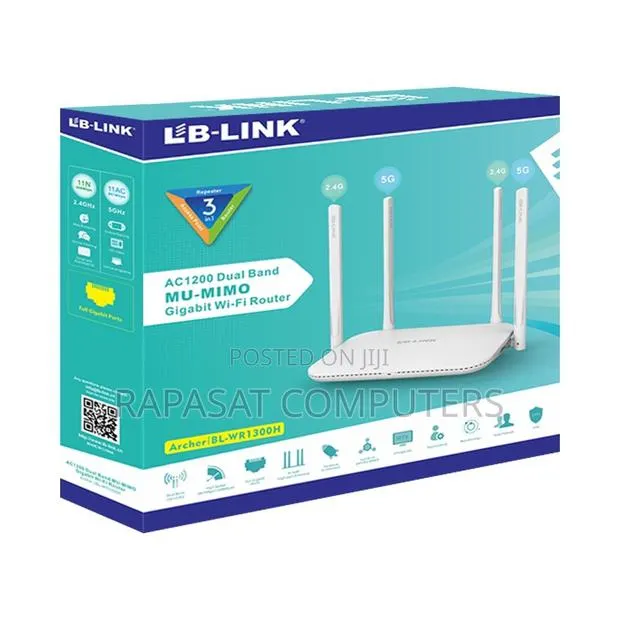 LB-Link BL-WR1300H Dual Band MU-MIMO Gigabit Wi-Fi Router · Photo 1