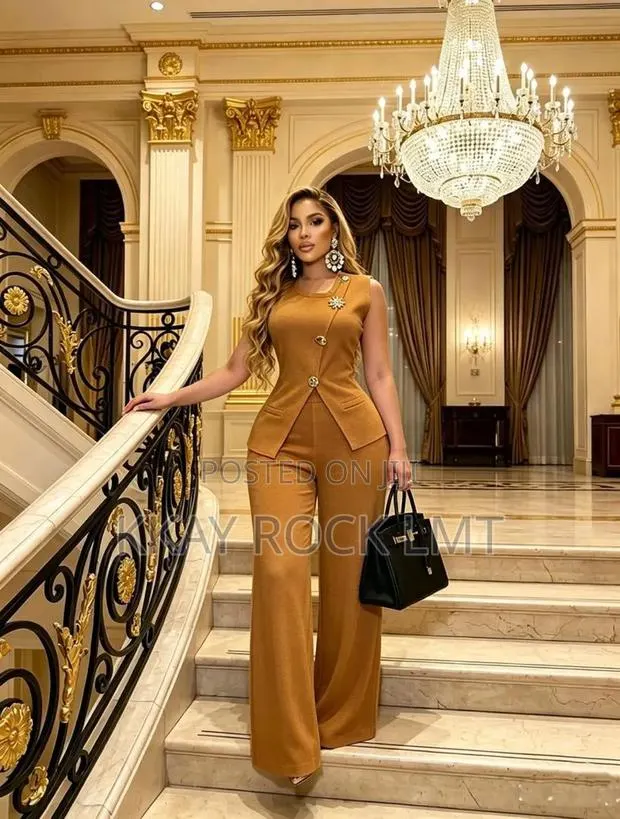 2 Piece Golden Brown Blazer · Photo 1