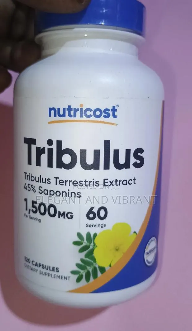 Tribulus Terrestris Extract 1500mg, 120 Capsules · Photo 1