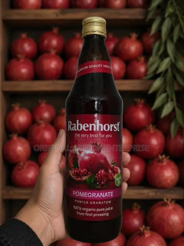 Organic Rabenhorst Pomegranate Pure Juice – 100% Pressed – 750 Ml · Photo 1