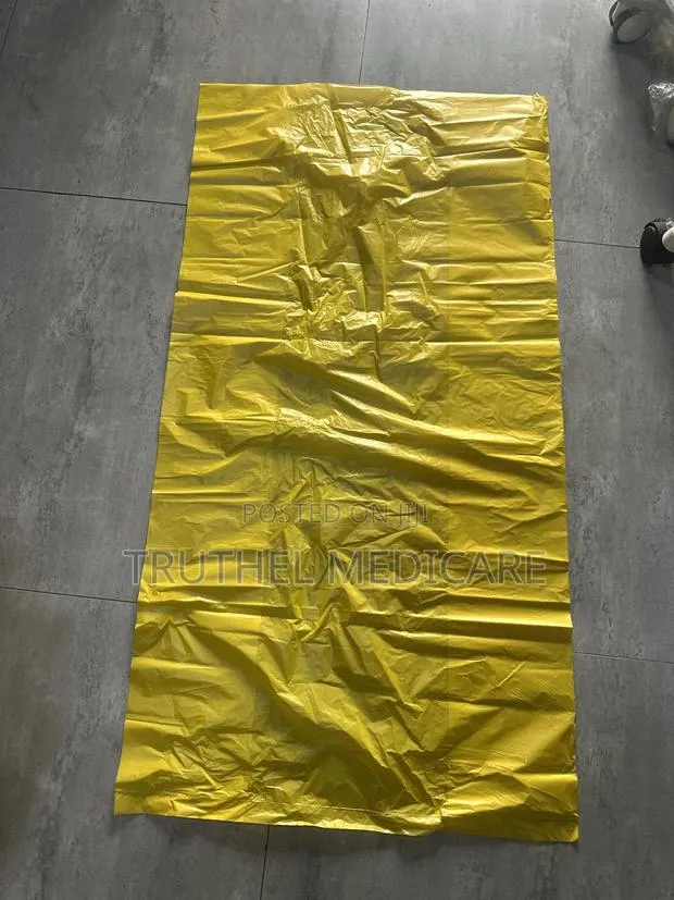 Bin Linen Waste Bag - Yellow 250litres · Photo 1