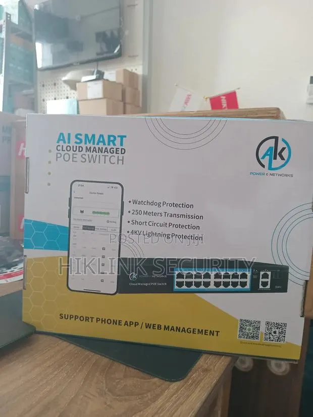 AK16 Port Cloud Managed Poe Switch · Photo 1