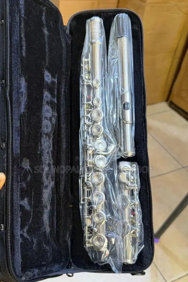 Silver-Plated Metallic Flute · Photo 1