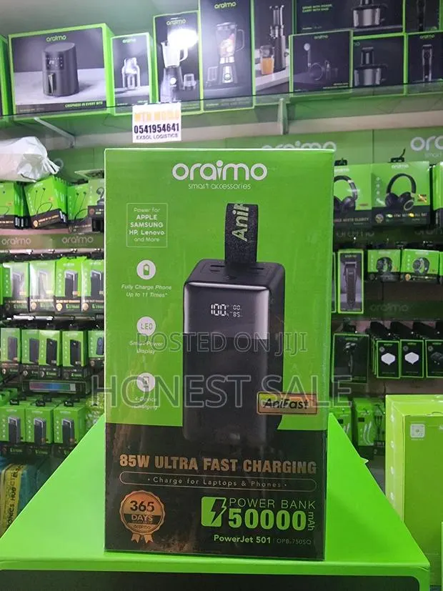 Oraimo Powerjet 501 50000mah 85w Laptop and Phone Power Banks · Photo 1
