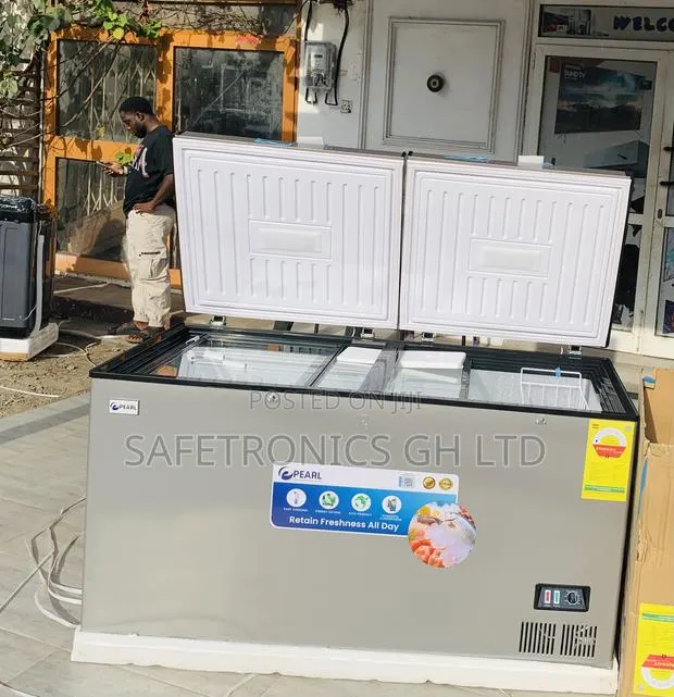 Exclusive Grey 2 Doors Pearl 413 Liters Glamorous Freezer · Photo 1