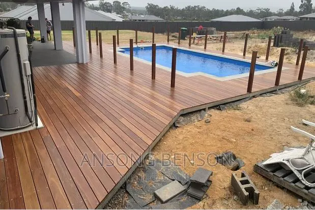 Exterior 3d WPC Decking Wall Floor Panel Sales Installation · Photo 1