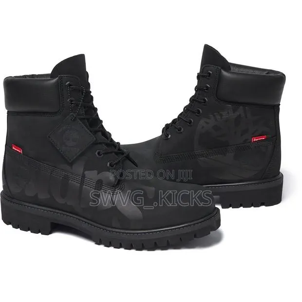 Supreme Timberland Big Logo 6" Premium Waterproof Boots · Photo 1