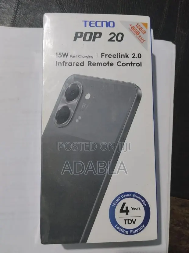 New Tecno Pop 20 128 GB Black · Photo 1