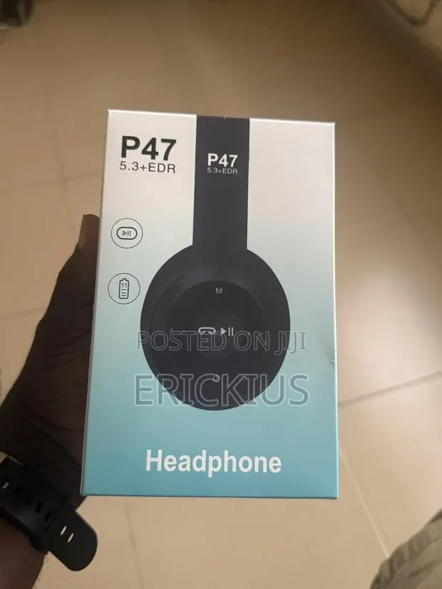 P47 Rechargeable Bluetooth Headphone Bass · Photo 1