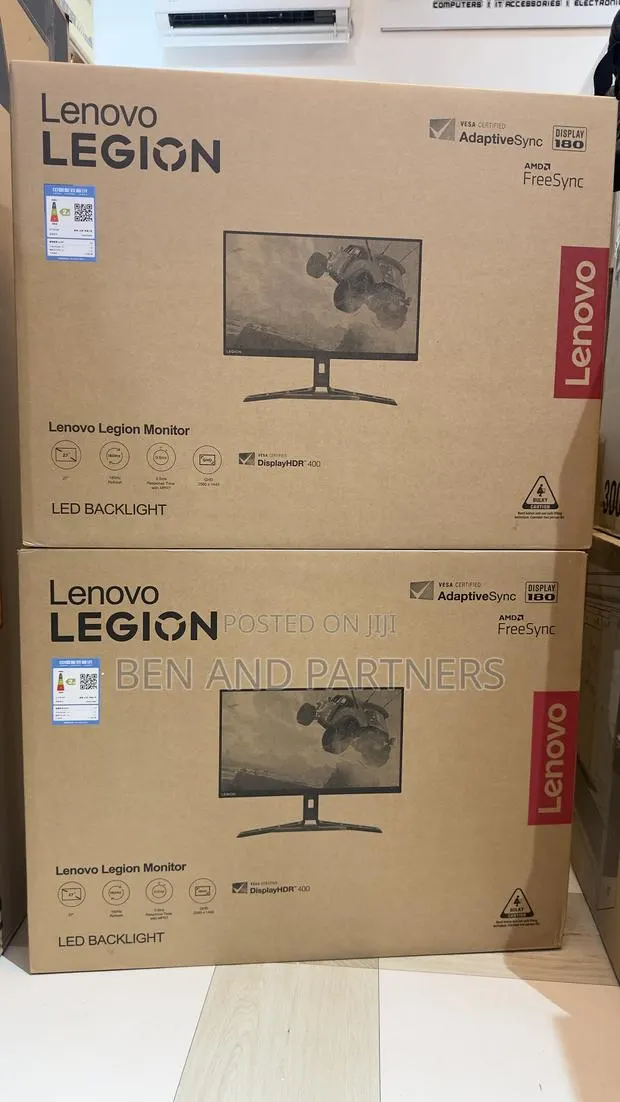 Lenovo Legion 27", Qhd, Ips, 180hz, 0.5ms, HDR Gaming Monitor · Photo 1