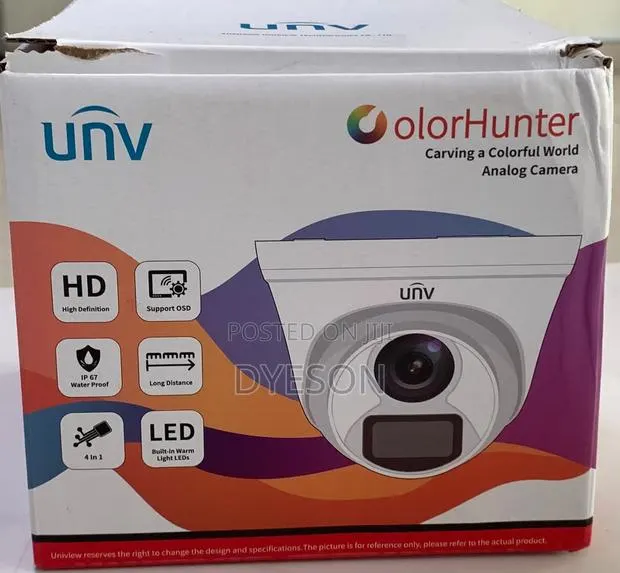 UAC-T112-F28-W 2MP ColorHunter Fixed Warm Light Turret Analog Camera · Photo 1