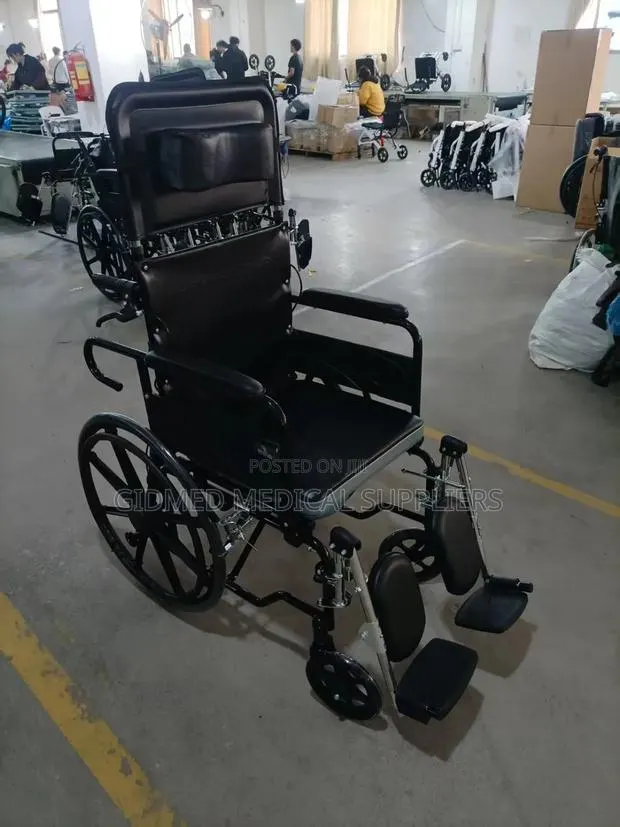 Commode Wheelchair Long Back · Photo 1