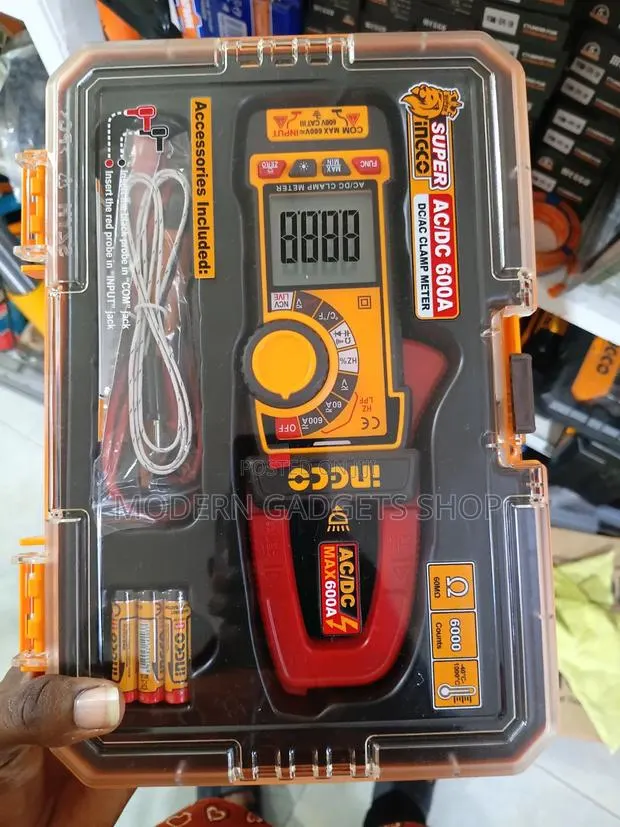 Ingco Digital AC/Dc Clamp Meter – 600a Professional Multimeter · Photo 1