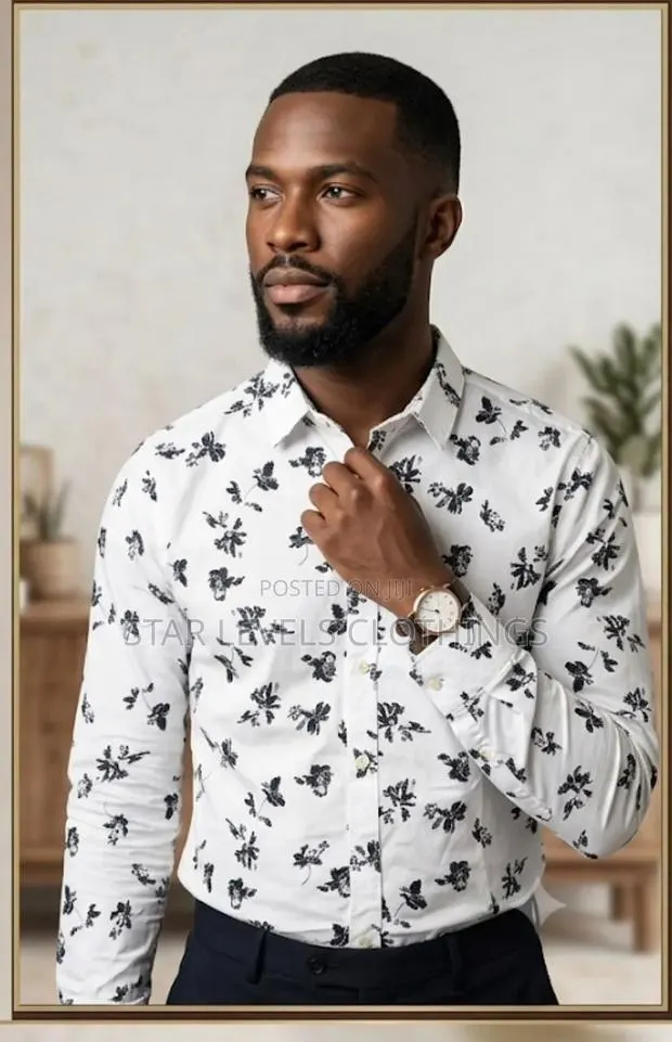 Gentlemen Design Long Sleeves Shirts Available for Men (M_4xl) · Photo 1