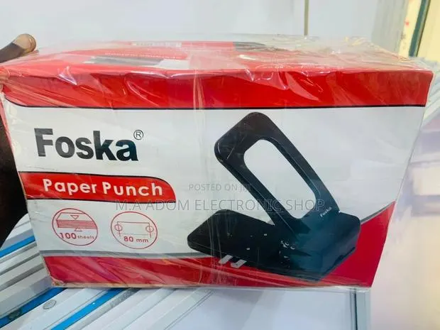 Original Foska Office Heavy Duty Metal Manual Paper Punch. · Photo 1