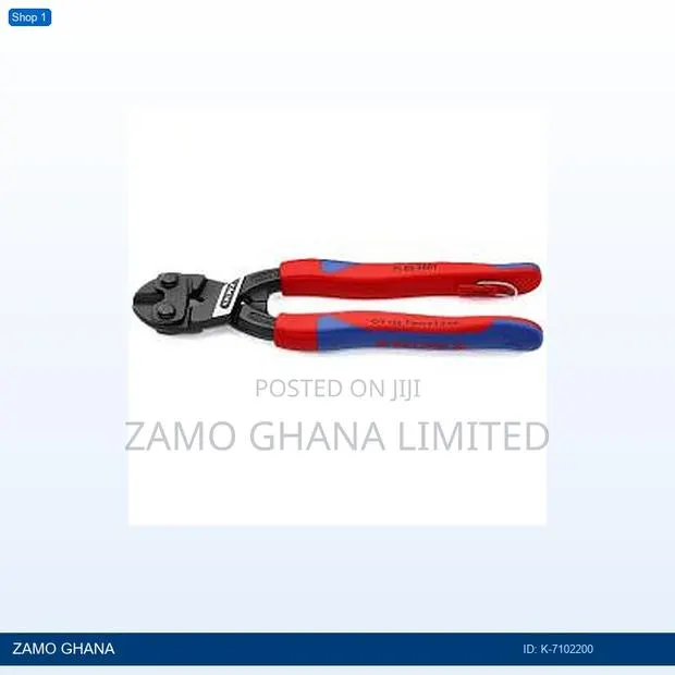 Compact Bolt Cutter 200mm Cobolt Red/Blue - K- · Photo 1