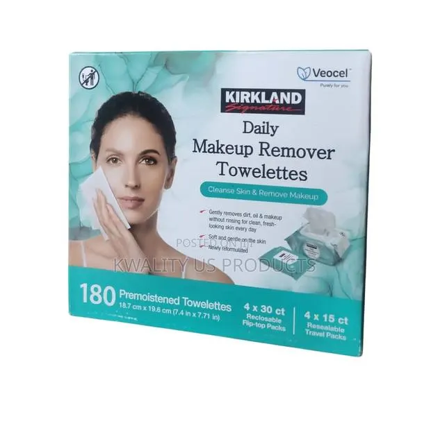 Kirkland Signature Daily Makeup Remover Towelettes - 180 Pack · Photo 1