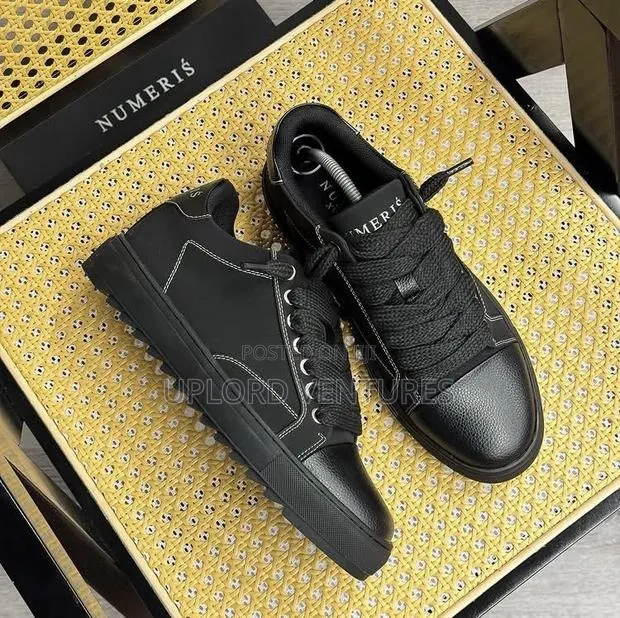 Numeris Atelier Carbon (Black Premium Quality Sneakers / Trainers) · Photo 1
