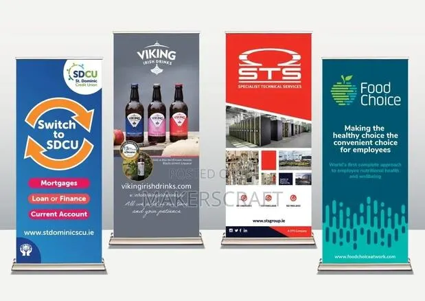 Big Base Pull Up Banner Machine / Roll Up Banner Machine · Photo 1