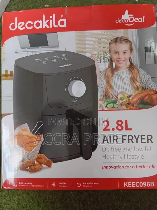 Decakila Air Fryer 2.8L Air Fryer 1400W Oil-Free Cooking · Photo 1