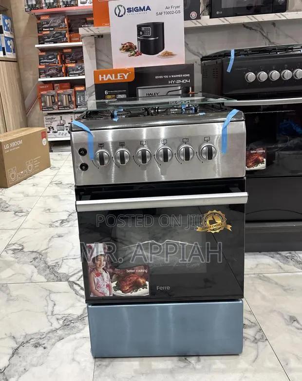 Order Premium Ferre 50x60 4 Gas Cooker(New Line)Gray. · Photo 1
