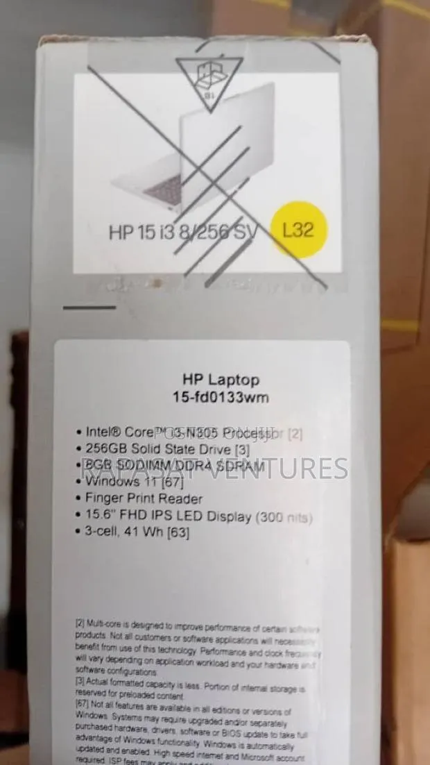 New Laptop HP 15 8GB Intel Core i3 SSD 256GB · Photo 1