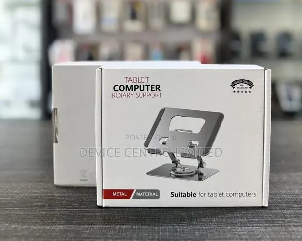 Adjustable Laptop And Tablet Stand 360 Rotating Ergonomic Foldable · Photo 1