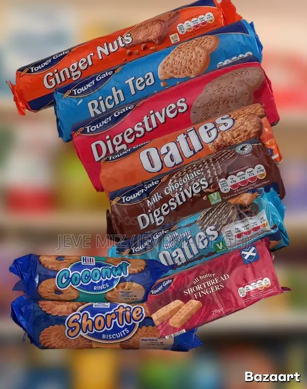Shortbread, Digestives, Chocolate, Ginger, Oaties Biscuits · Photo 1