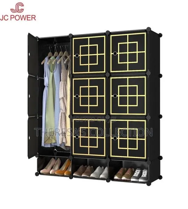 12 Cubes Plastic Wardrobe · Photo 1